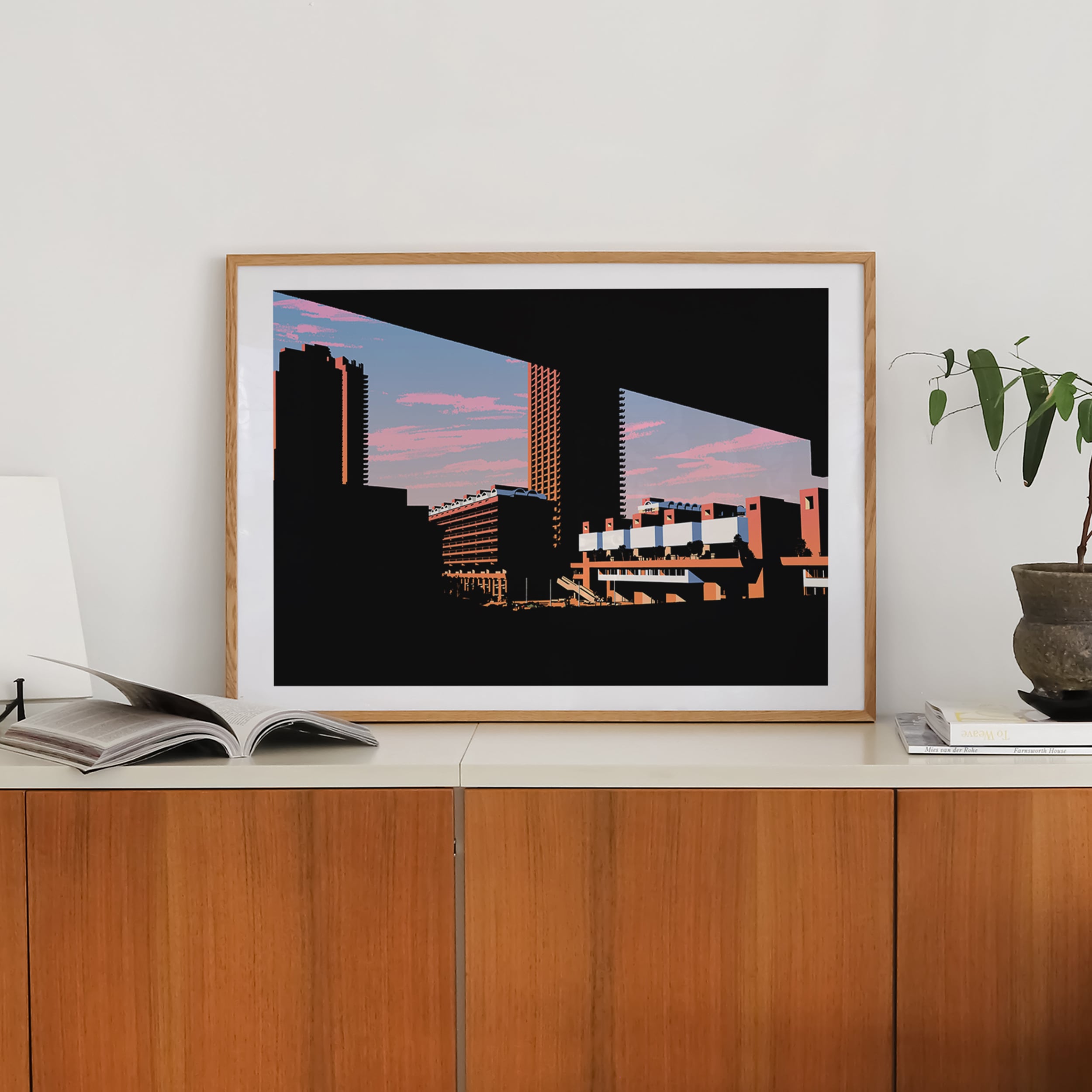 Barbican - Brutalist London Illustrated Fine Art Print – Kieran