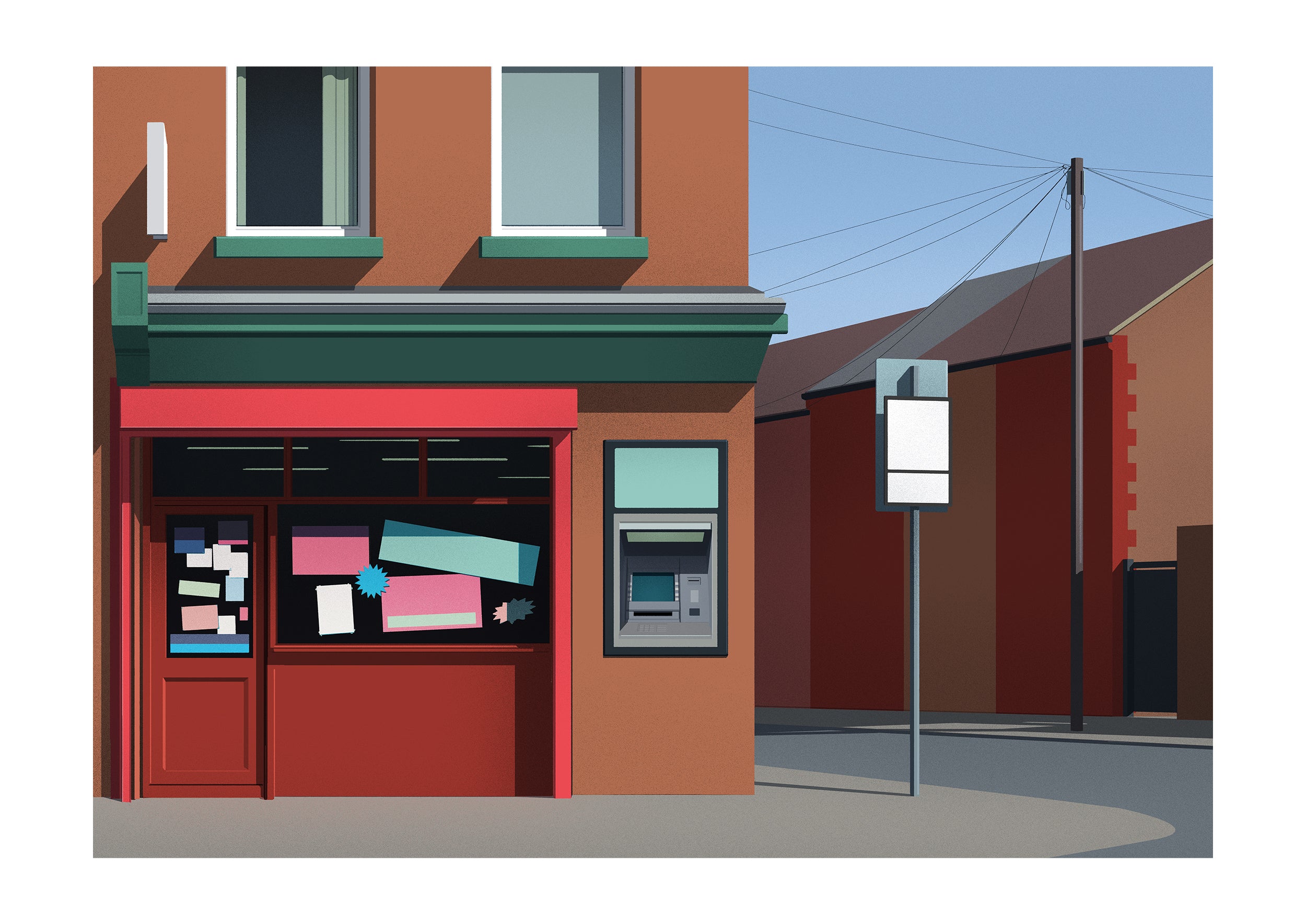 Cash Machine - Illustrated Fine Art Print – Kieran Gabriel Prints